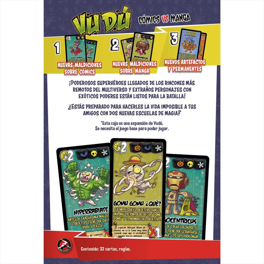 Juego De Mesa Vudú Comics Vs Manga img #5