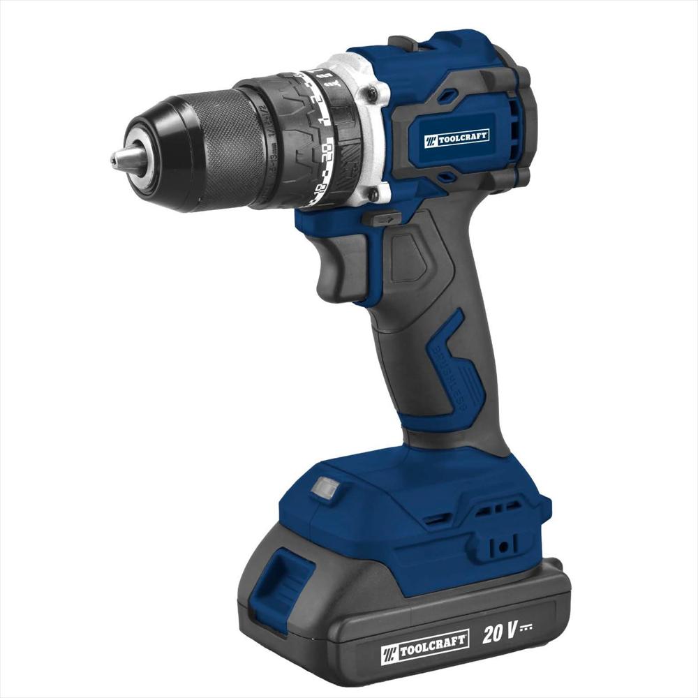 Taladro Rotomartillo Inalámbrico 1/2'' 20V Toolcraft Batería img #1