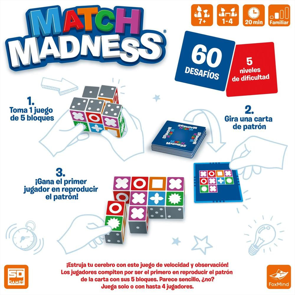 Juego De Mesa Match Madness Español img #5
