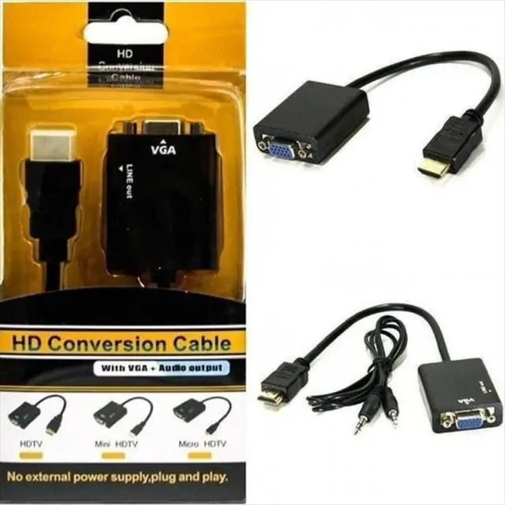 Adaptador Convertidor Hdmi A Vga img #1