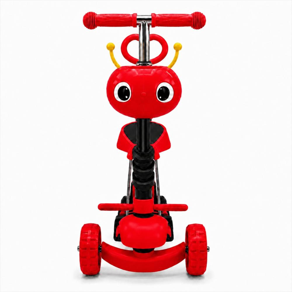 Scooter Monopatín 5 En 1 Color Rojo img #3