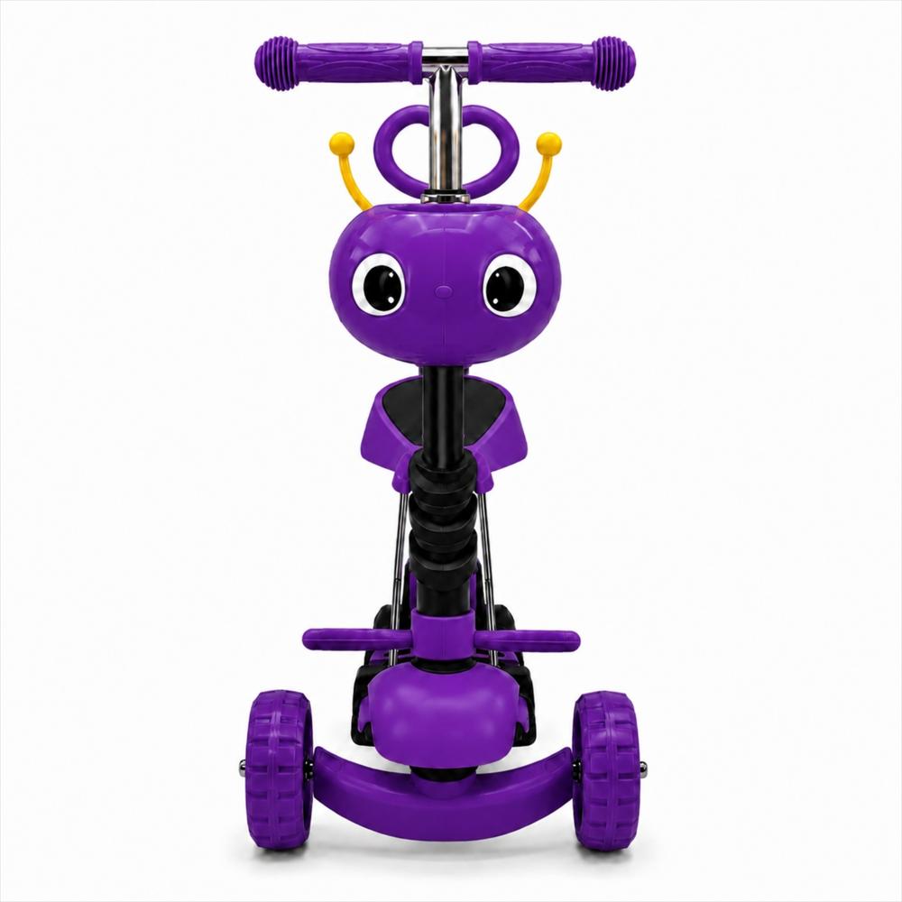 Scooter Monopatín 5 En 1 Color Violeta Oscuro img #3