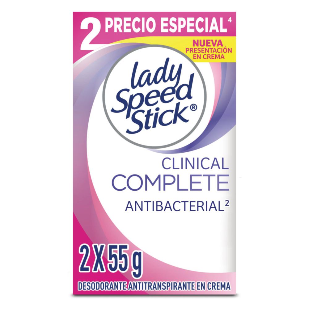 Desodorante LADY SPEED STICK Clínico Antibacterial Mujer (110  gr) img #1