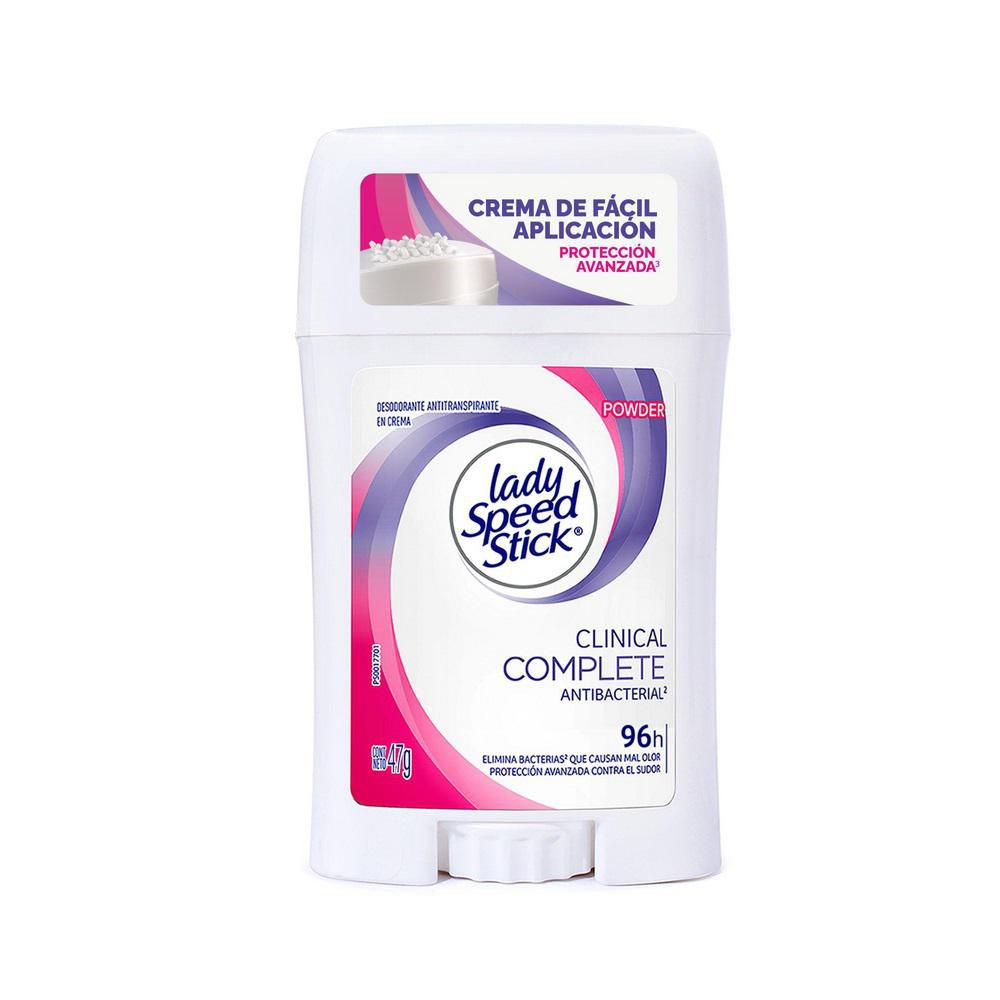 Desodorante LADY SPEED STICK crema clínical powder antibacterial (47  gr) img #8