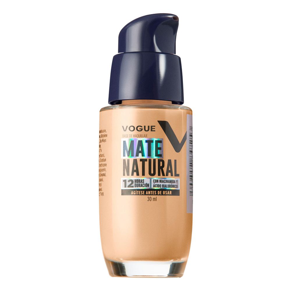 Base VOGUE mate natural surtido (30  ml)