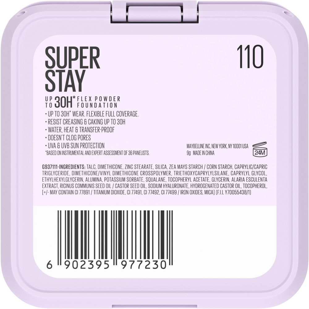 Base en polvo MAYBELLINE Super Stay Tn 110 (9  ml) img #2