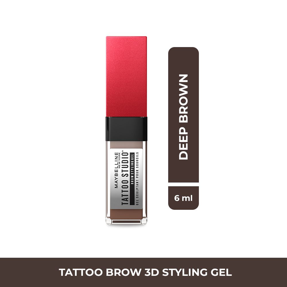 Gel de cejas MAYBELLINE tattoo brow 3D deep brown (6  ml)