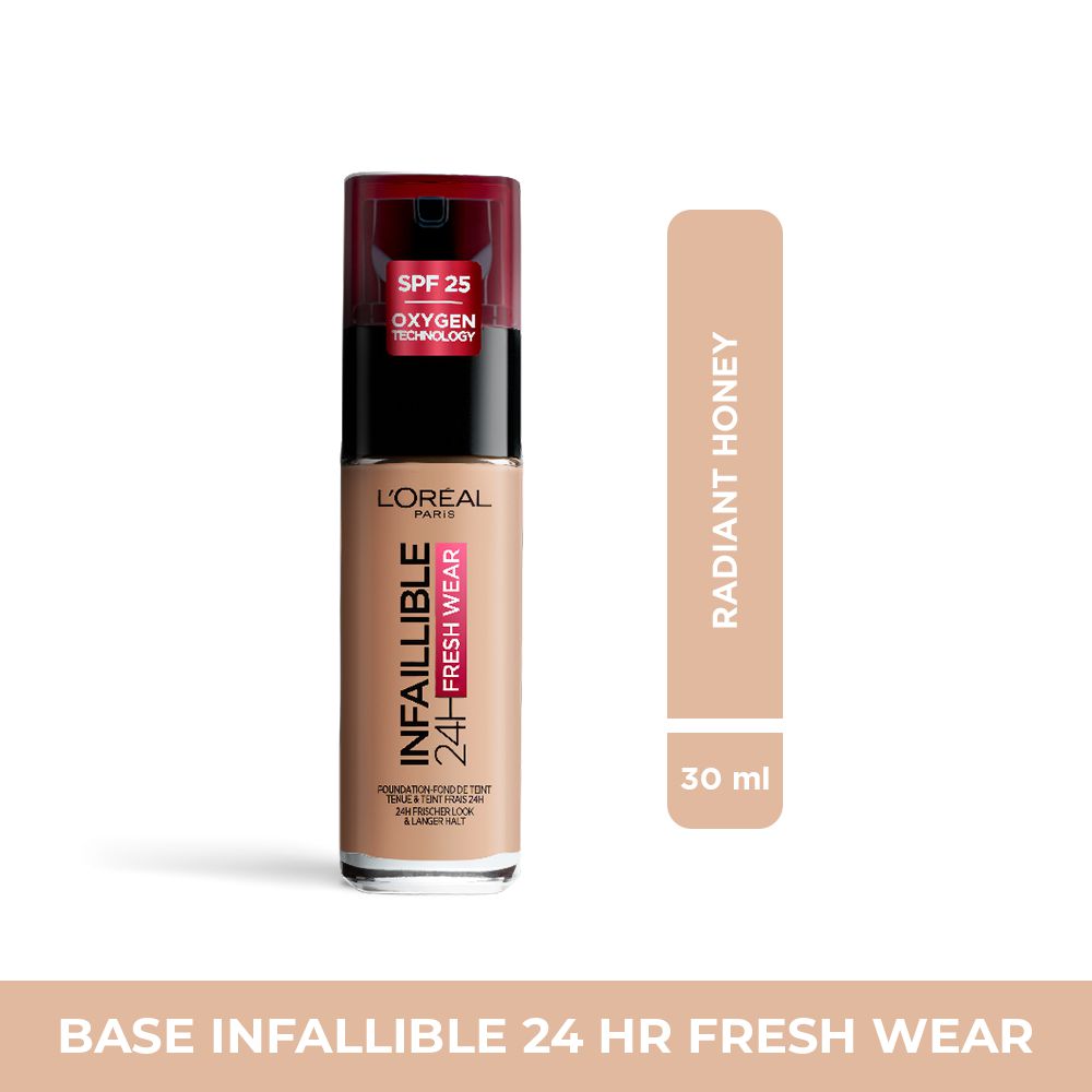 Base LOREAL PARIS infallible matte 470 radiant honey  (30  ml)