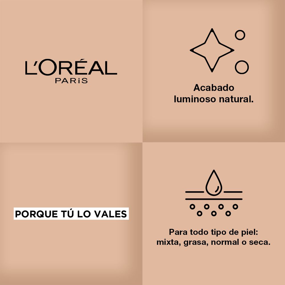 Base LOREAL PARIS infallible matte 470 radiant honey  (30  ml) img #5