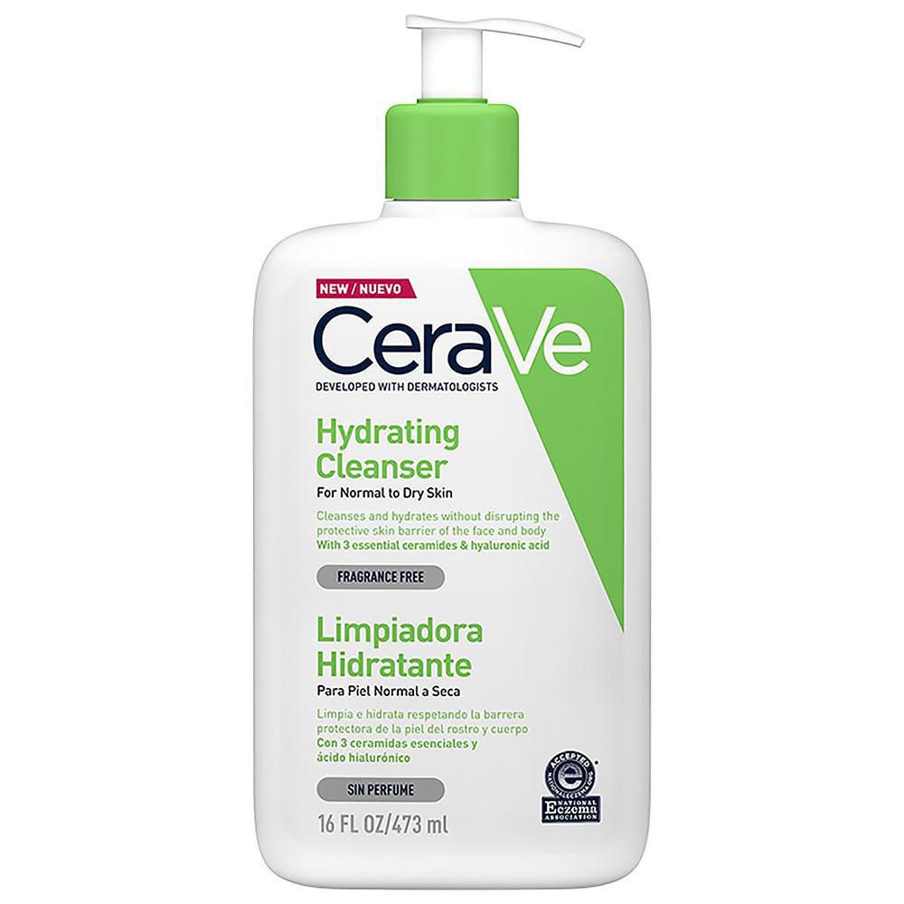 Limpiador facial CERAVE hidratante piel normal (473  ml)