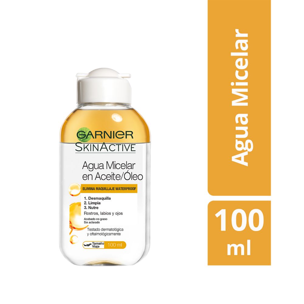 Agua micelar GARNIER SKIN ACTIVE bifásica (100  ml)