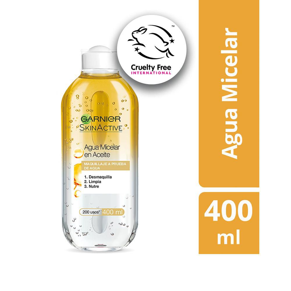 Agua micelar GARNIER SKIN ACTIVE bifásica (400  ml)