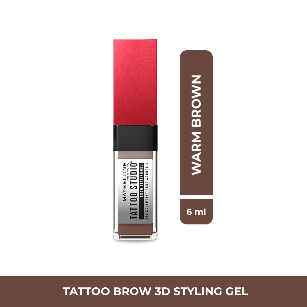 Gel de cejas MAYBELLINE tattoo brow 3D warm brown (6  ml)