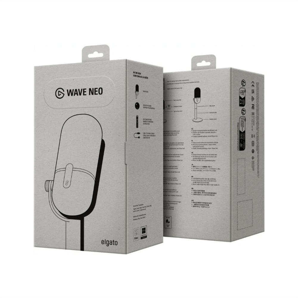 Micrófono Elgato Wave Neo Negro Para Streaming Y Podcast img #4