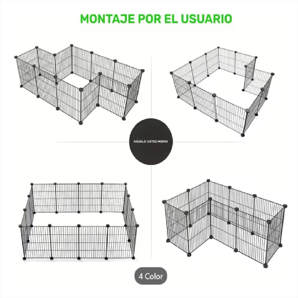 Corral Jaula Modular Para Mascotas Perros Conejos 32 Paneles img #3
