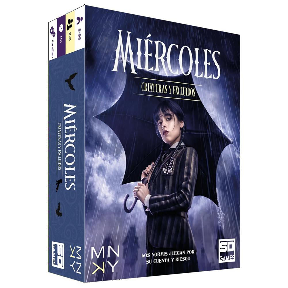 Juego De Mesa Miércoles Criaturas Y Excluidos img #1