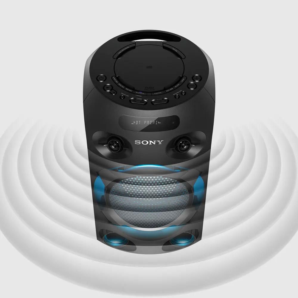 Minicomponente SONY MHCV02 80 W Negro Bluetooth img #3