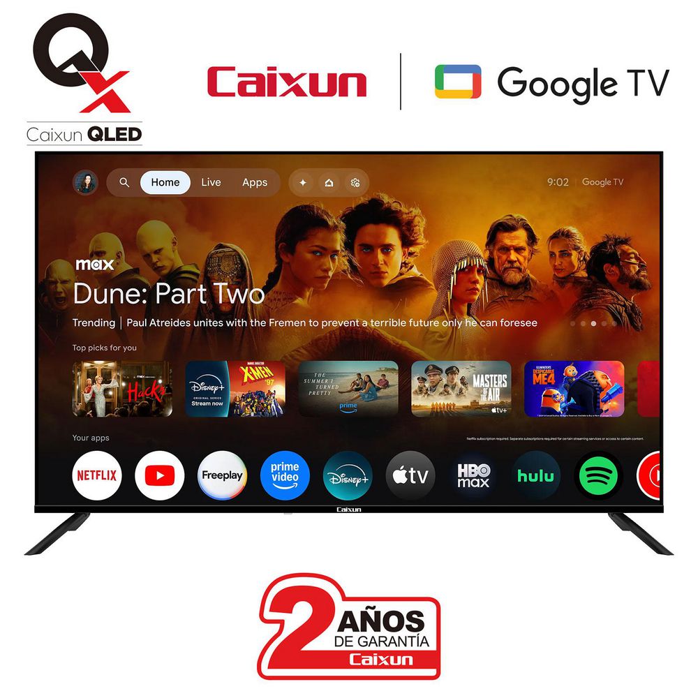 Televisor CAIXUN 50 pulgadas QLED Uhd4K Smart TV C50KAUGQ Televisor CAIXUN 50 pulgadas QLED Uhd4K Smart TV C50KAUGQ