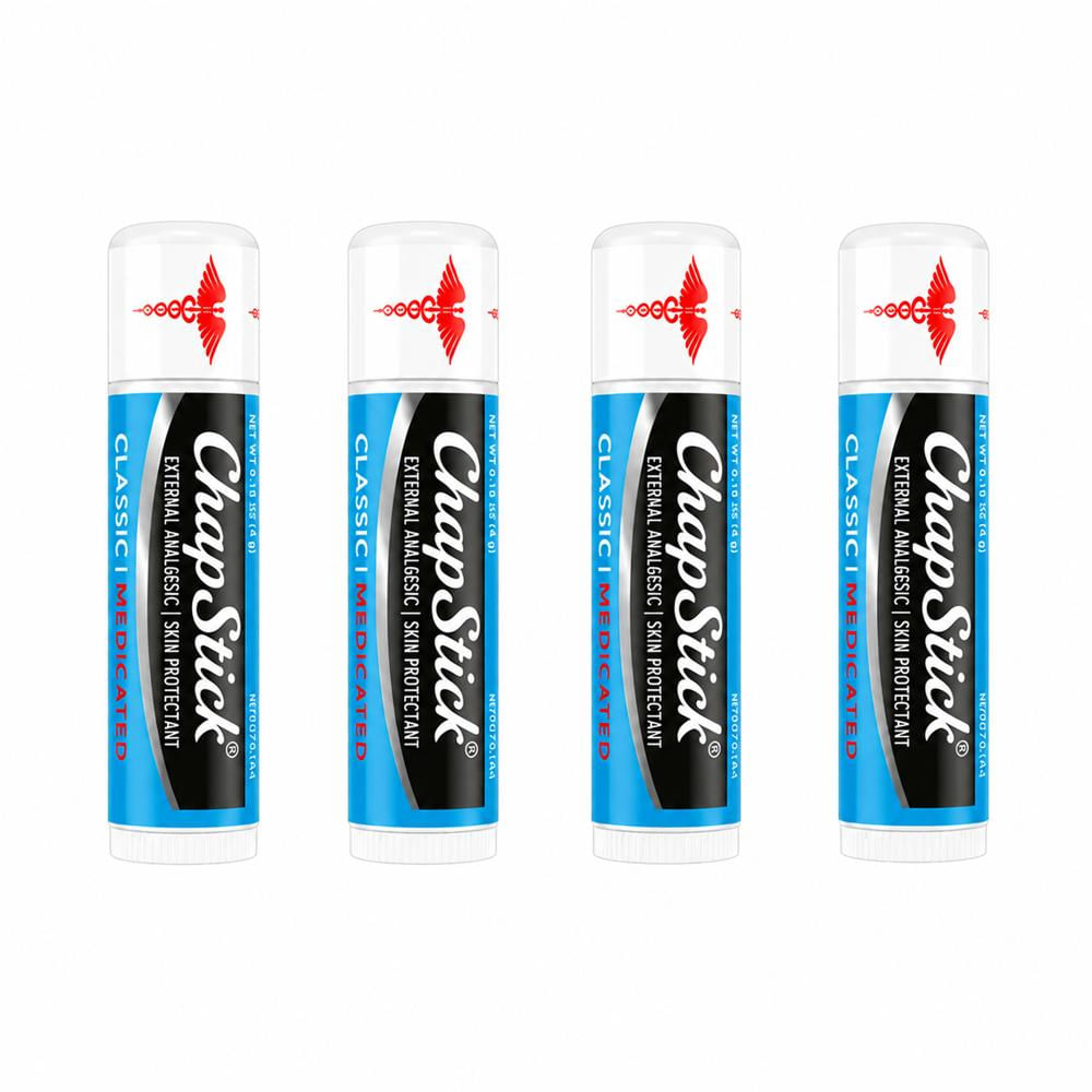 Protector Labial Chapstick Medicado X 4 Unidades