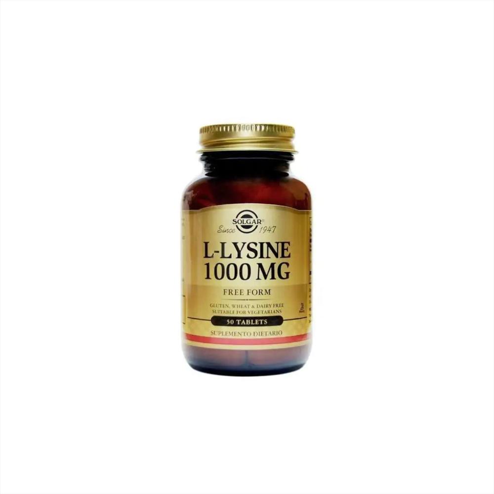 L Lysine 1000 Mg X 50 Tabletas Solgar img #1