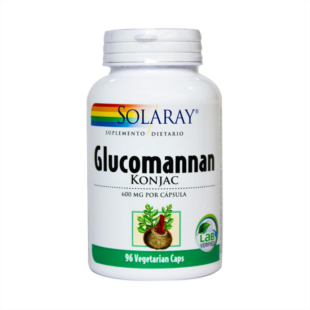 Glucomannan Konjac 600 Mg Solaray 96 Capsulas img #1