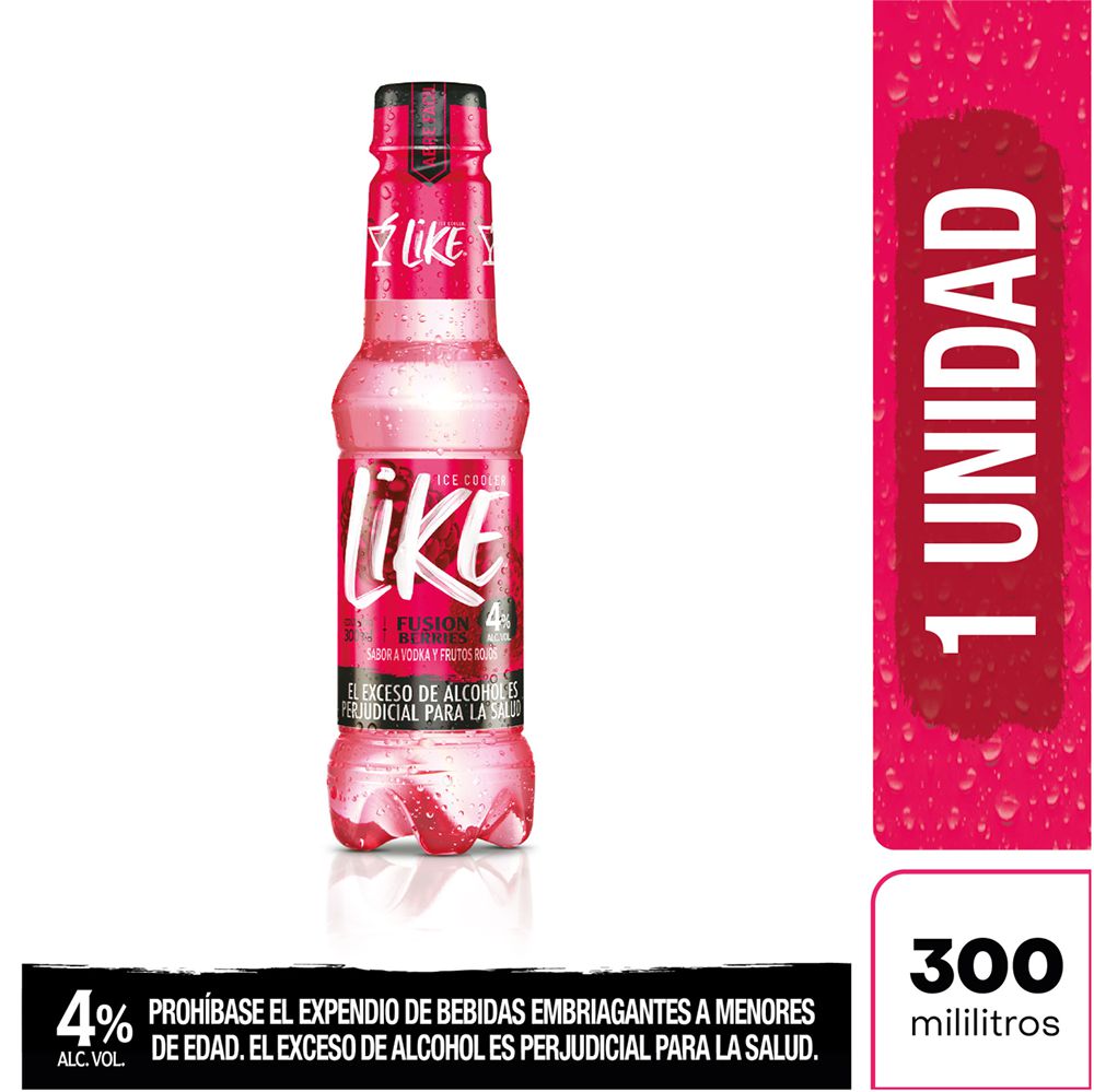 Aperitivo LIKE ICE COOLER fusion berries (300  ml) img #1