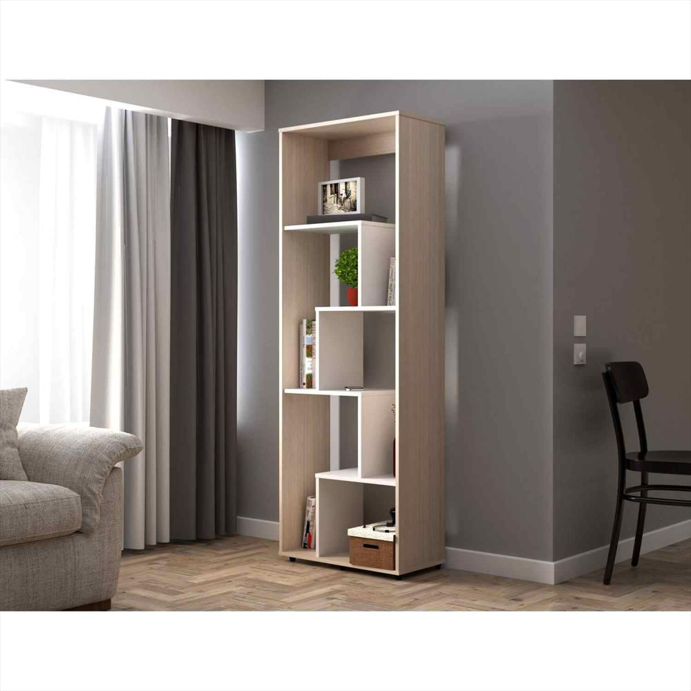Biblioteca Arena 60X172cm Con Cuatro Compartimientos img #3