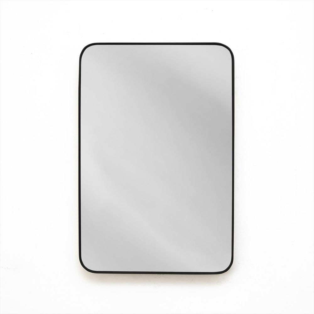 Espejo De Pared Salamanca Negro 80X110cm Rectangular Con Marco Metalico img #1