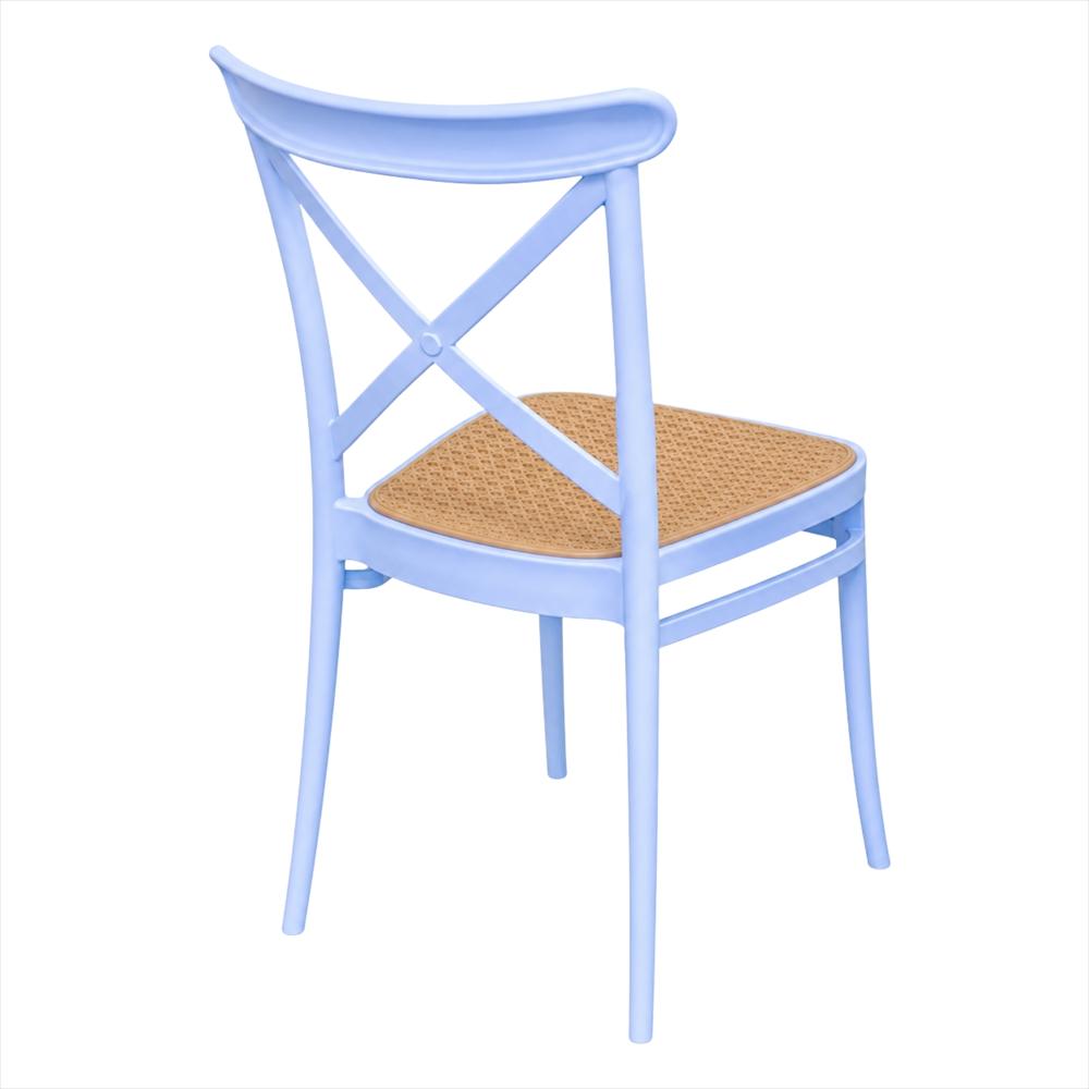 Set X2 Sillas Crossback Alis Color Blanco Tipo Mimbre img #5
