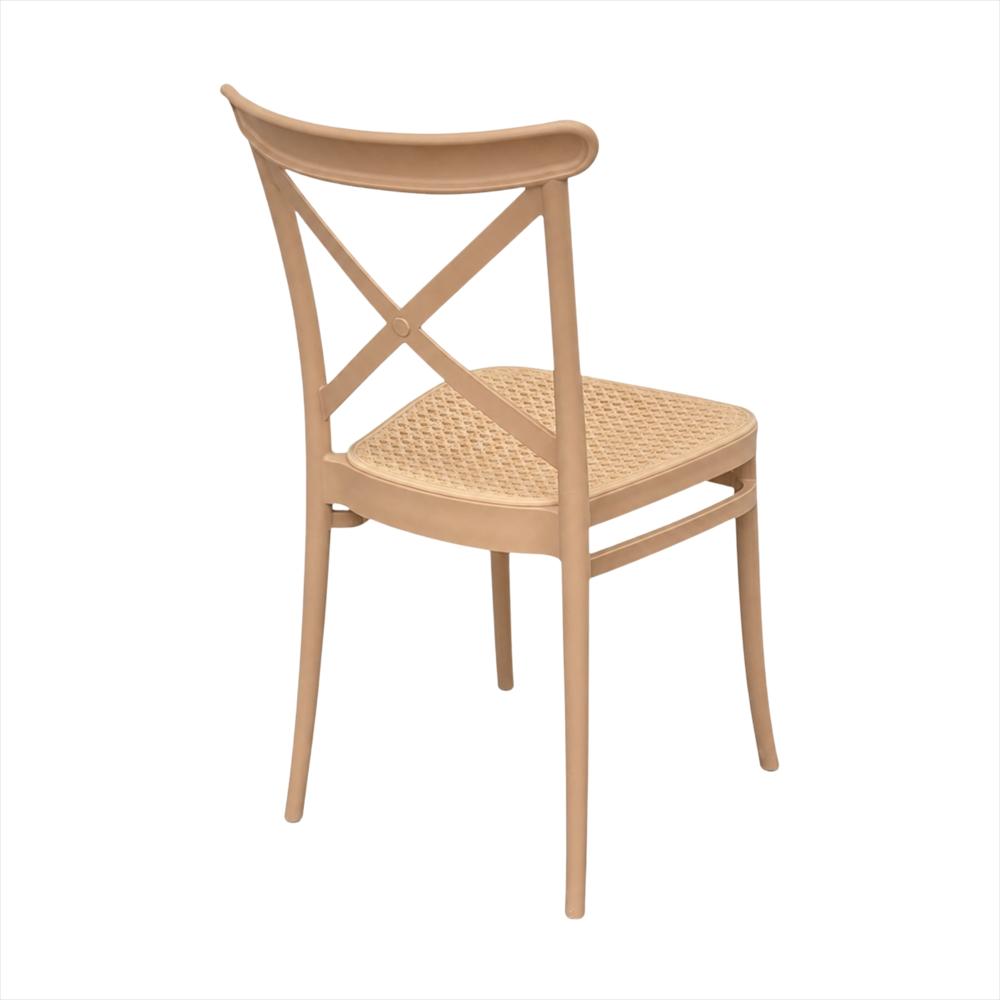 Silla Crossback Alis Color Beige Tipo Mimbre img #4