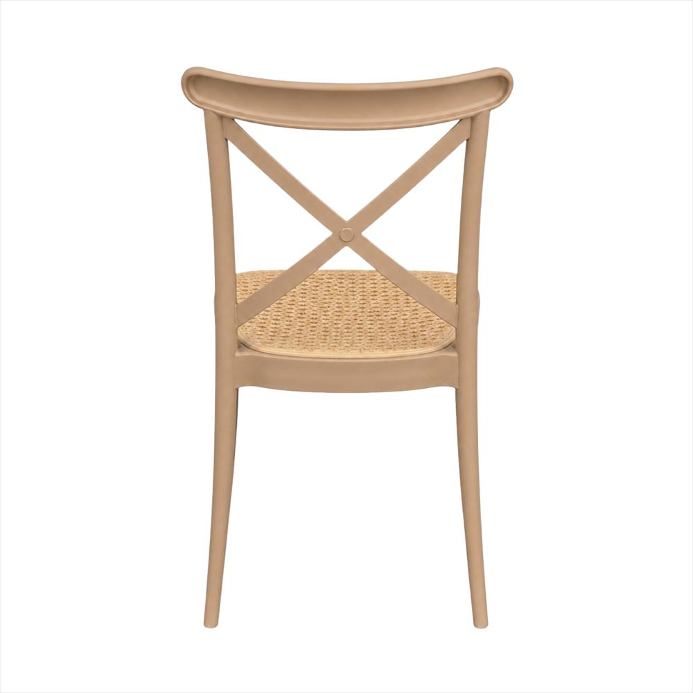 Silla Crossback Alis Color Beige Tipo Mimbre img #5