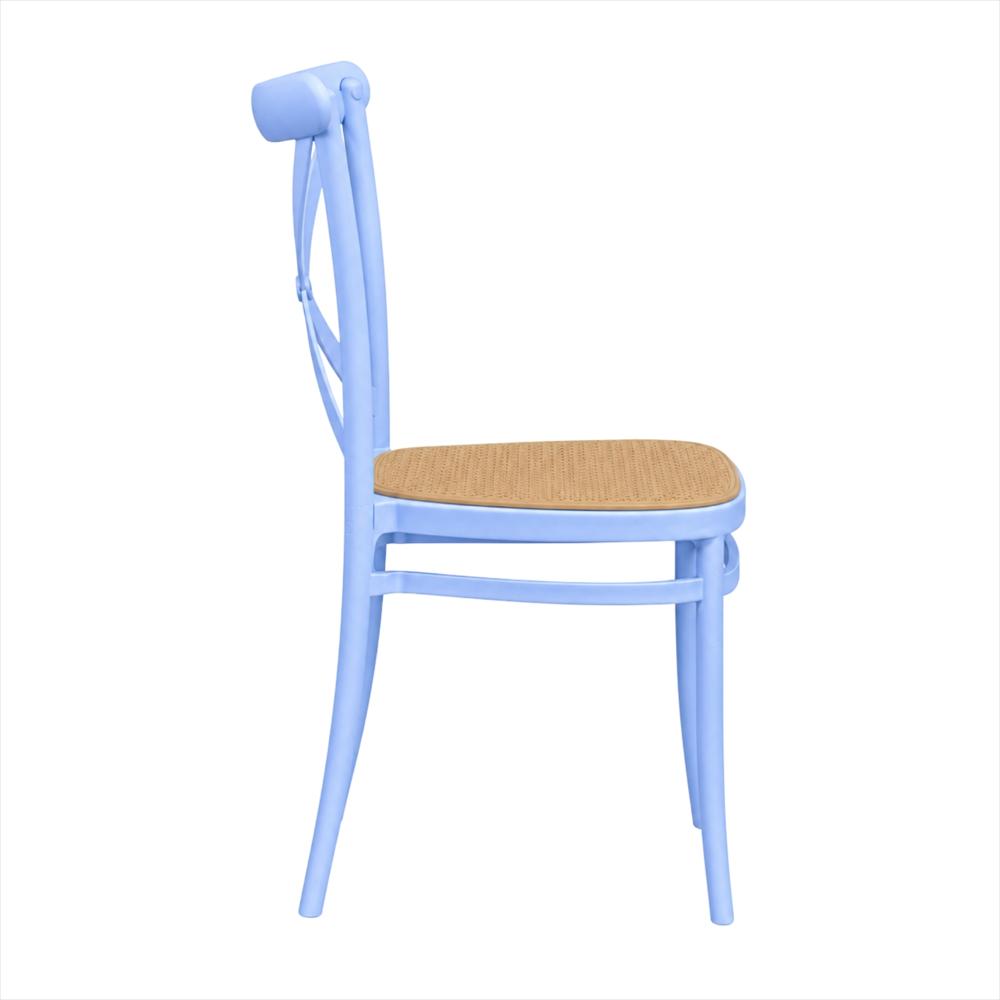 Silla Crossback Alis Color Blanco Tipo Mimbre img #3