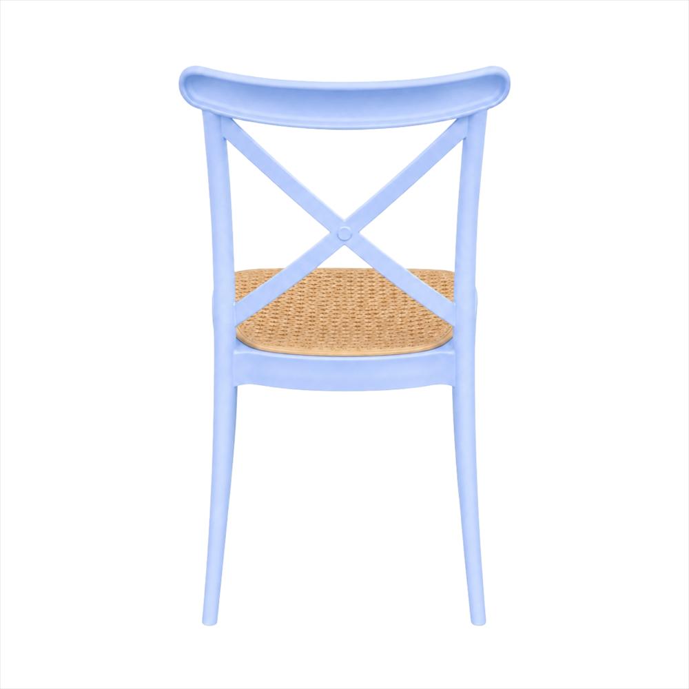 Silla Crossback Alis Color Blanco Tipo Mimbre img #5