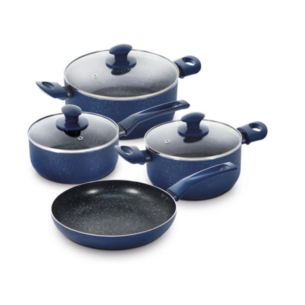bateria ILKO Aluminio Cocina  Granito Navy 7 img #1