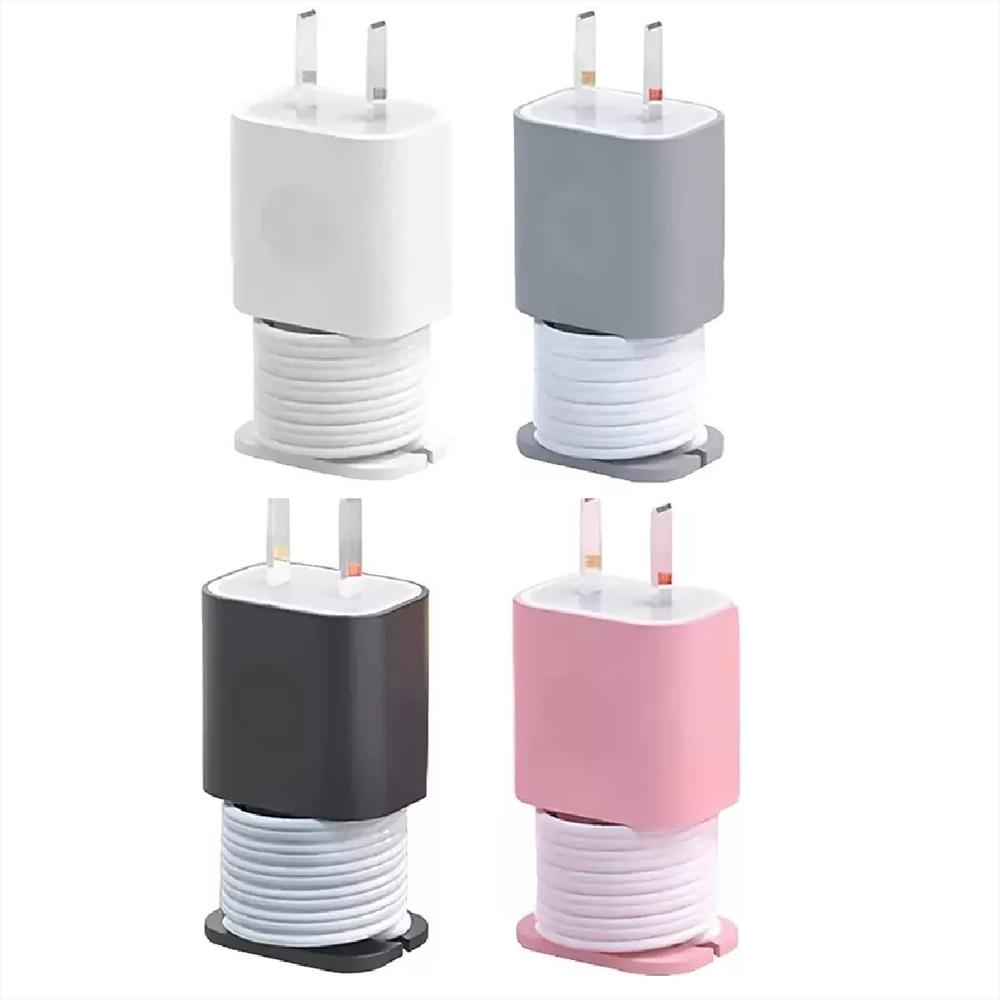 Funda Protector Cargador Iphone Silicona Anticaidas Flexible Resistente Gris img #4