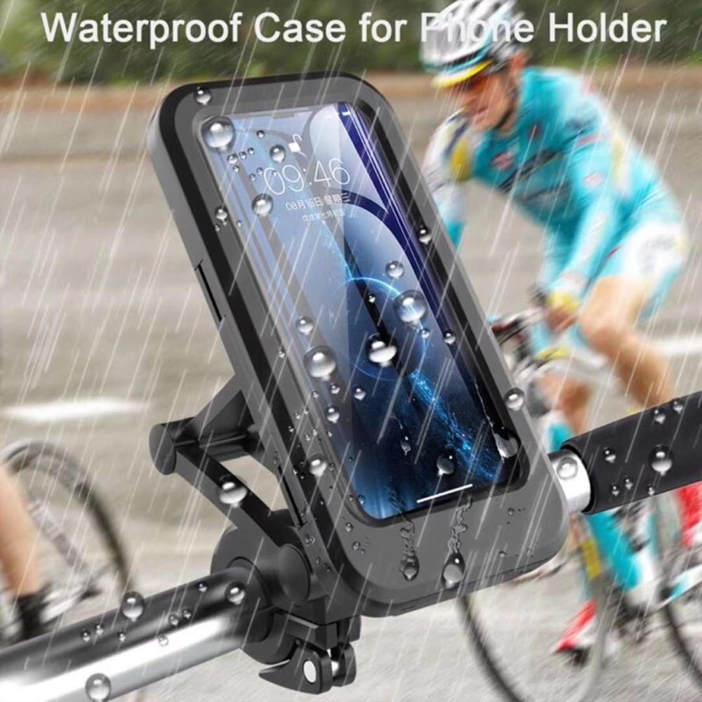 Soporte Impermeable Para Celular Bicicleta Moto Giratorio 360 Grados img #2