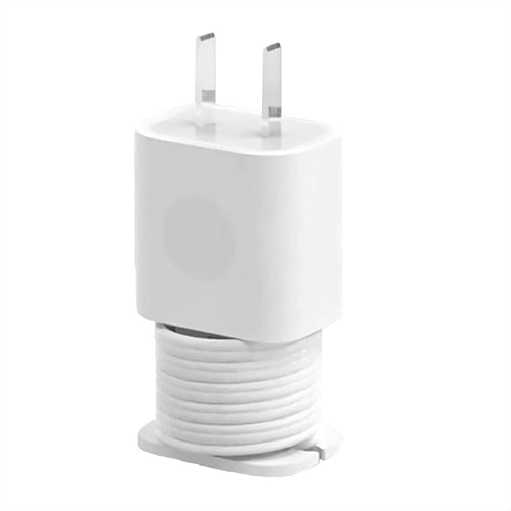 Funda Protector Cargador Iphone Silicona Anticaidas Flexible Resistente Blanco img #1
