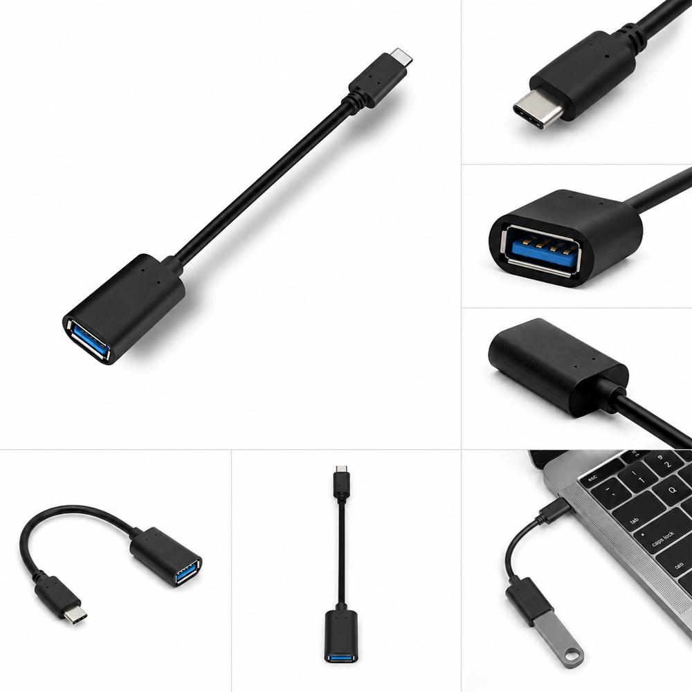 Adaptador Otg Usb Tipo C 3.0 De Alta Velocidad Para Transferencia De Datos img #2