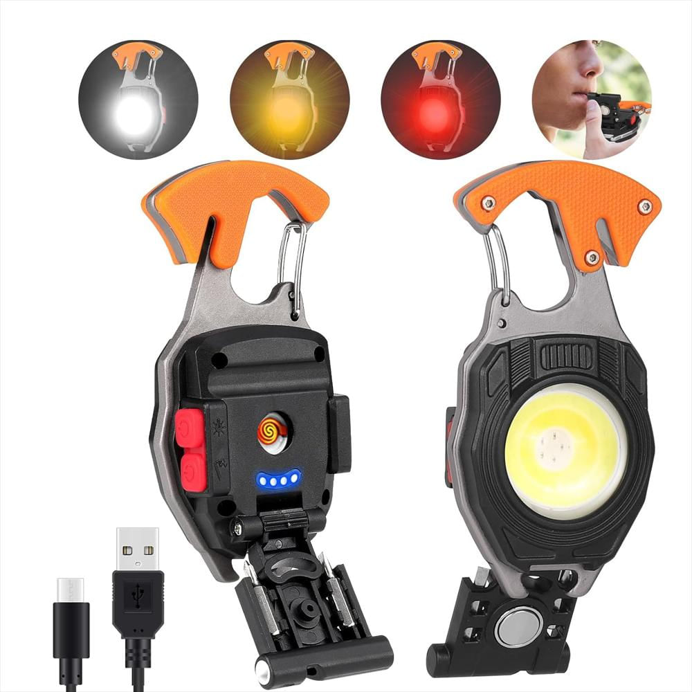 Linterna Led Llavero Multiusos 10 En 1 Herramienta Camping W5147 img #5