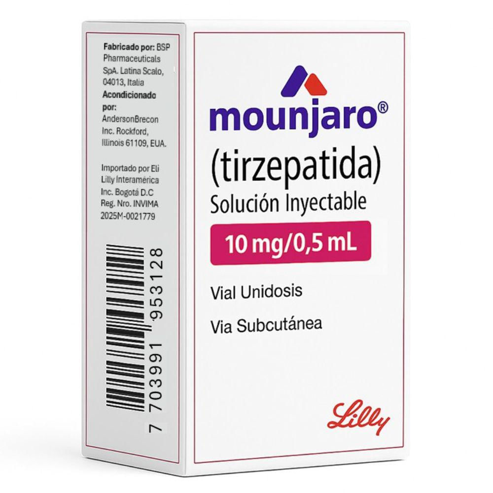 Mounjaro Tirzepatida 10Mg/.5Ml Sol Subcutanea Caj 1 Vi 1 Ml img #2