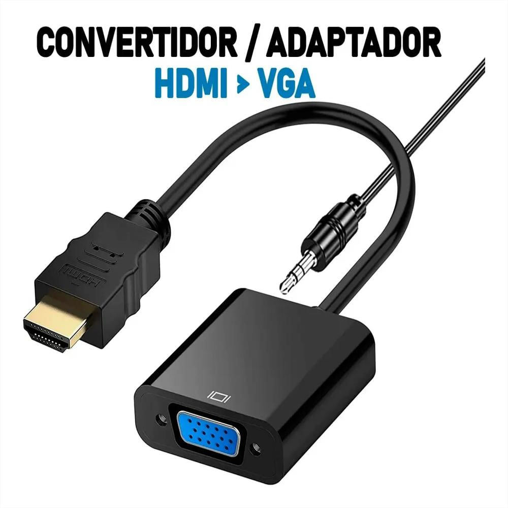 Adaptador Convertidor Vga A Hdmi 1080P Cable img #2