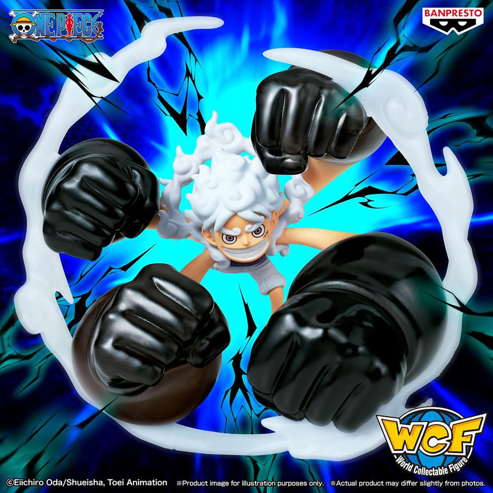 Figura Bandai One Piece Wcf Monkey D Luffy Gear5 Dawn Gatling img #2