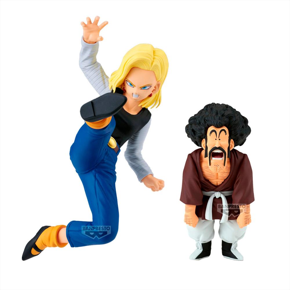 Figura Bandai Dragon Ball Z Match Makers Android 18 Vs Satan img #1