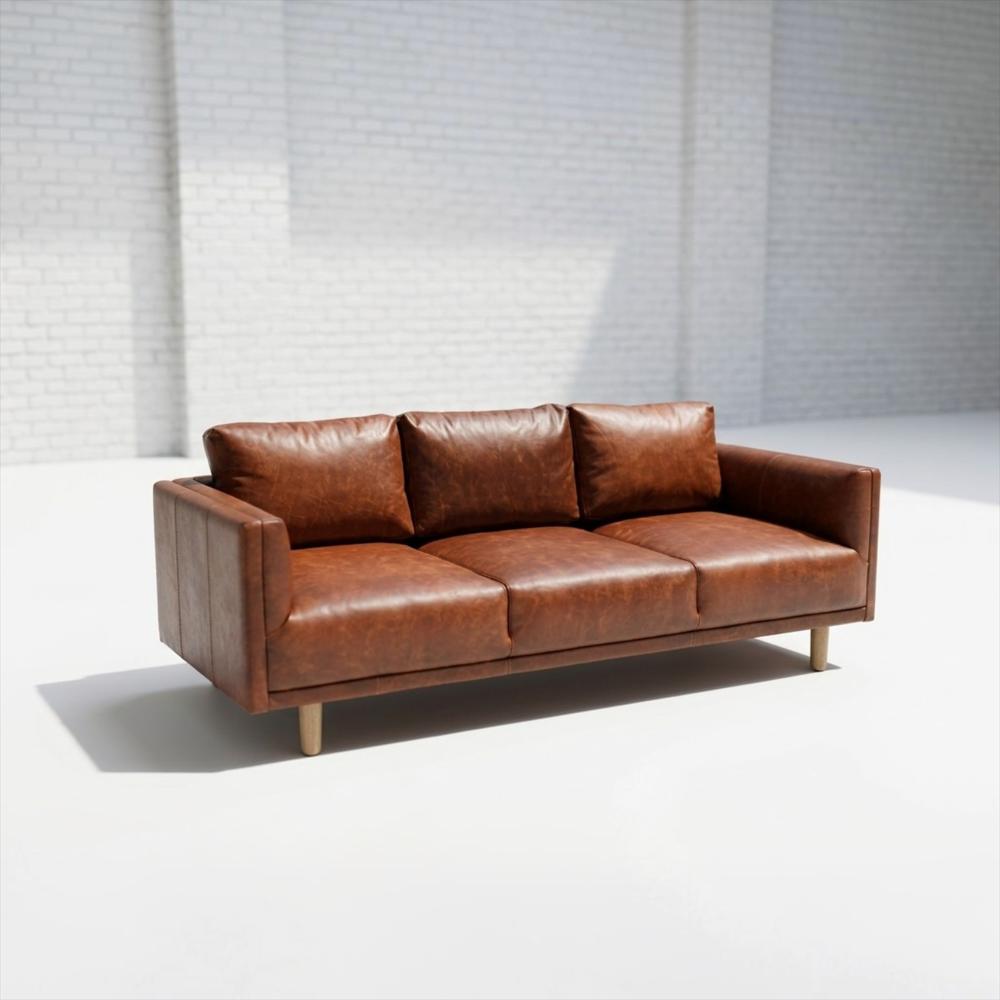 Sofá Solut 180Cm X 90Cm Cuero Natural img #3