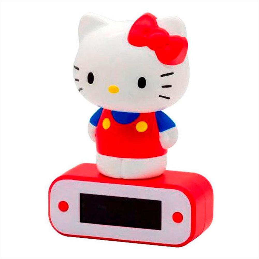 Luz Portatil Con Reloj Despertador De Hello Kitty img #2