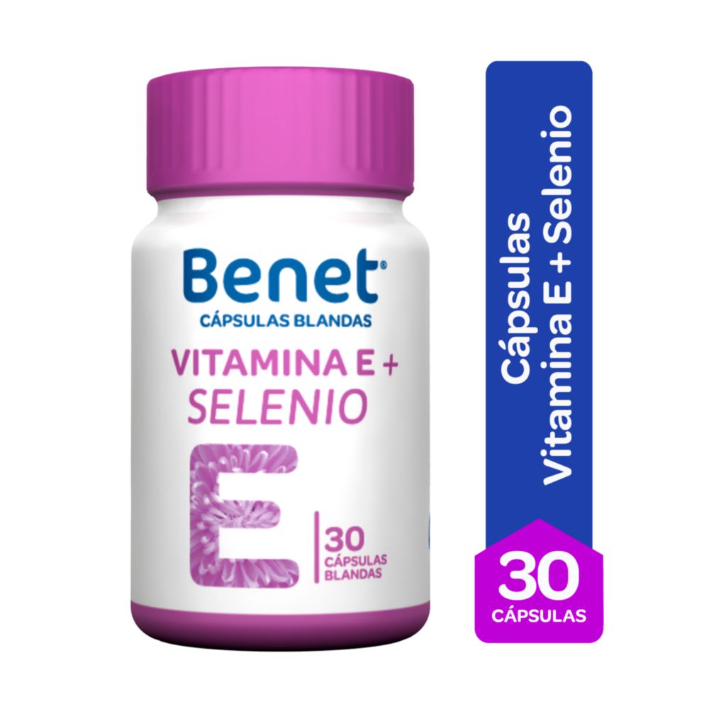 Cápsulas BENET vitamina e + selenio (26  gr) img #1