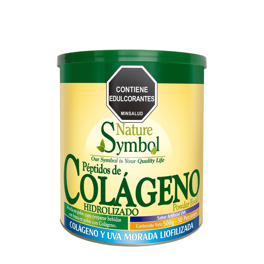 Colageno  NATURE SYMBOL MARCA EXCLUSIVA hidrolizado sabor uva (500  gr)