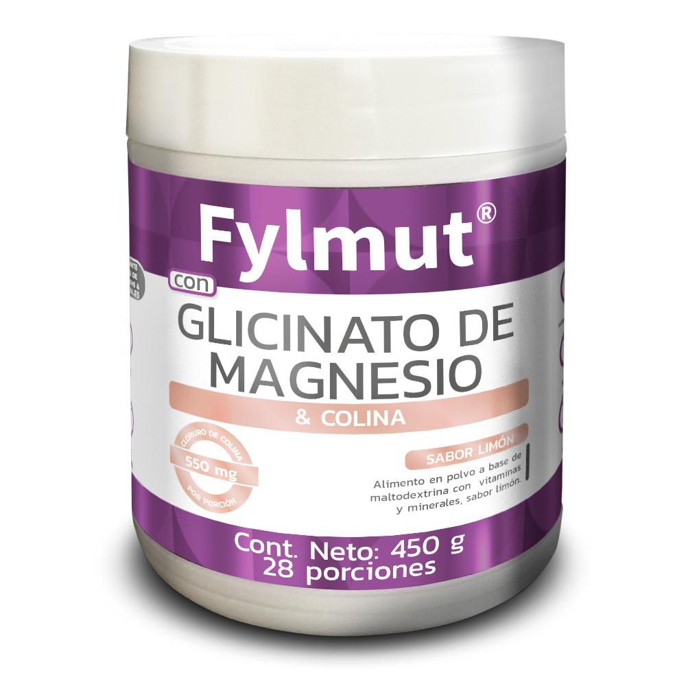 Alimento en polvo FYLMUT glicinato de magnesio y colina (450  gr) img #1