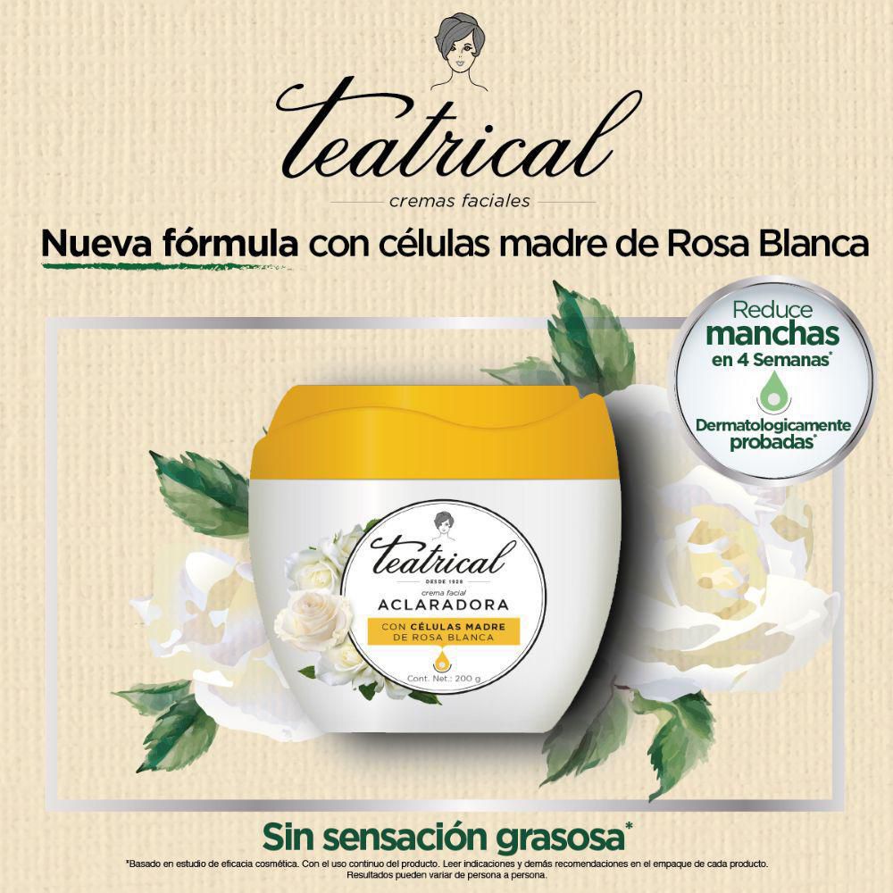 Crema facial TEATRICAL aclaradora (100  gr) img #3