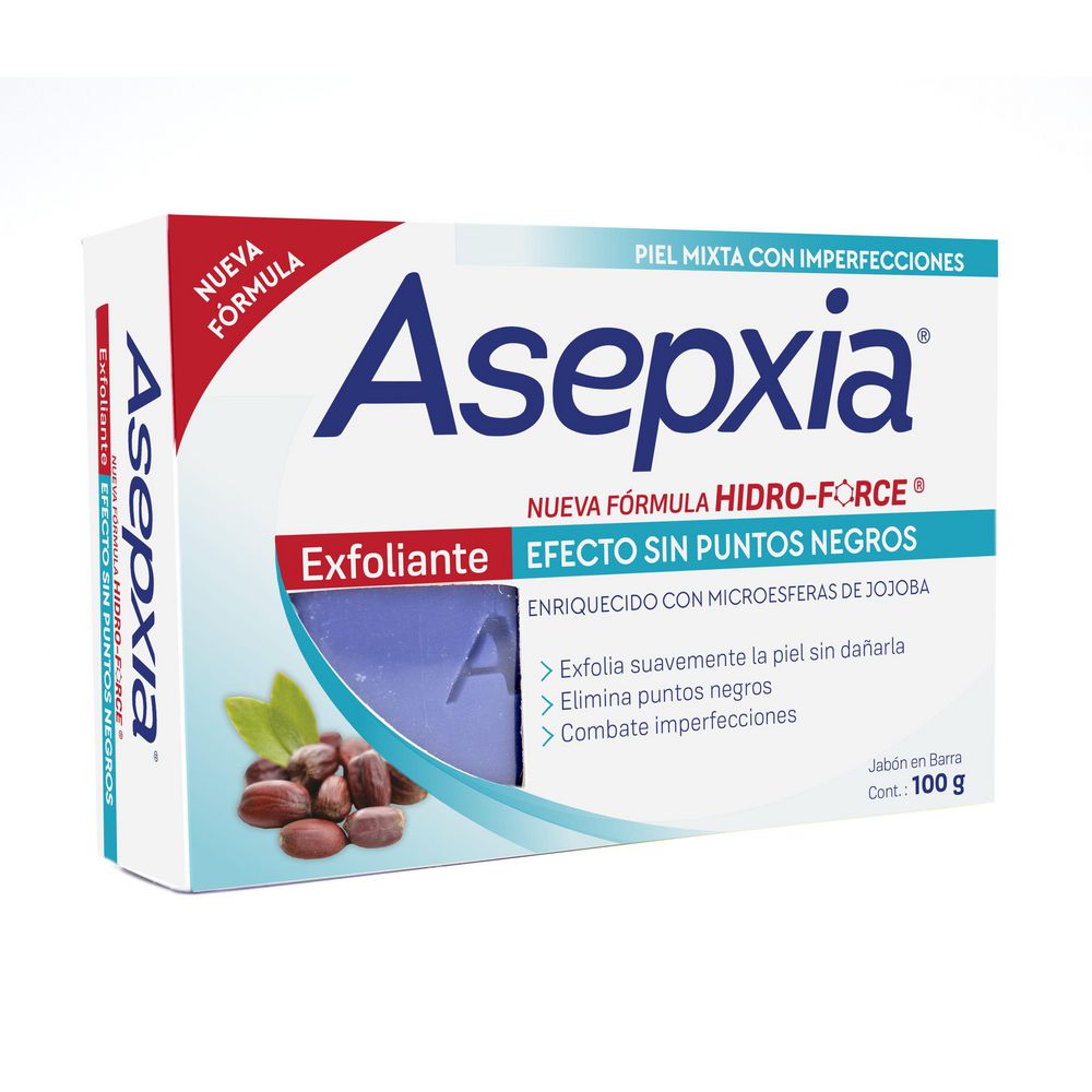 Jabón facial ASEPXIA exfoliante (100  gr) img #2